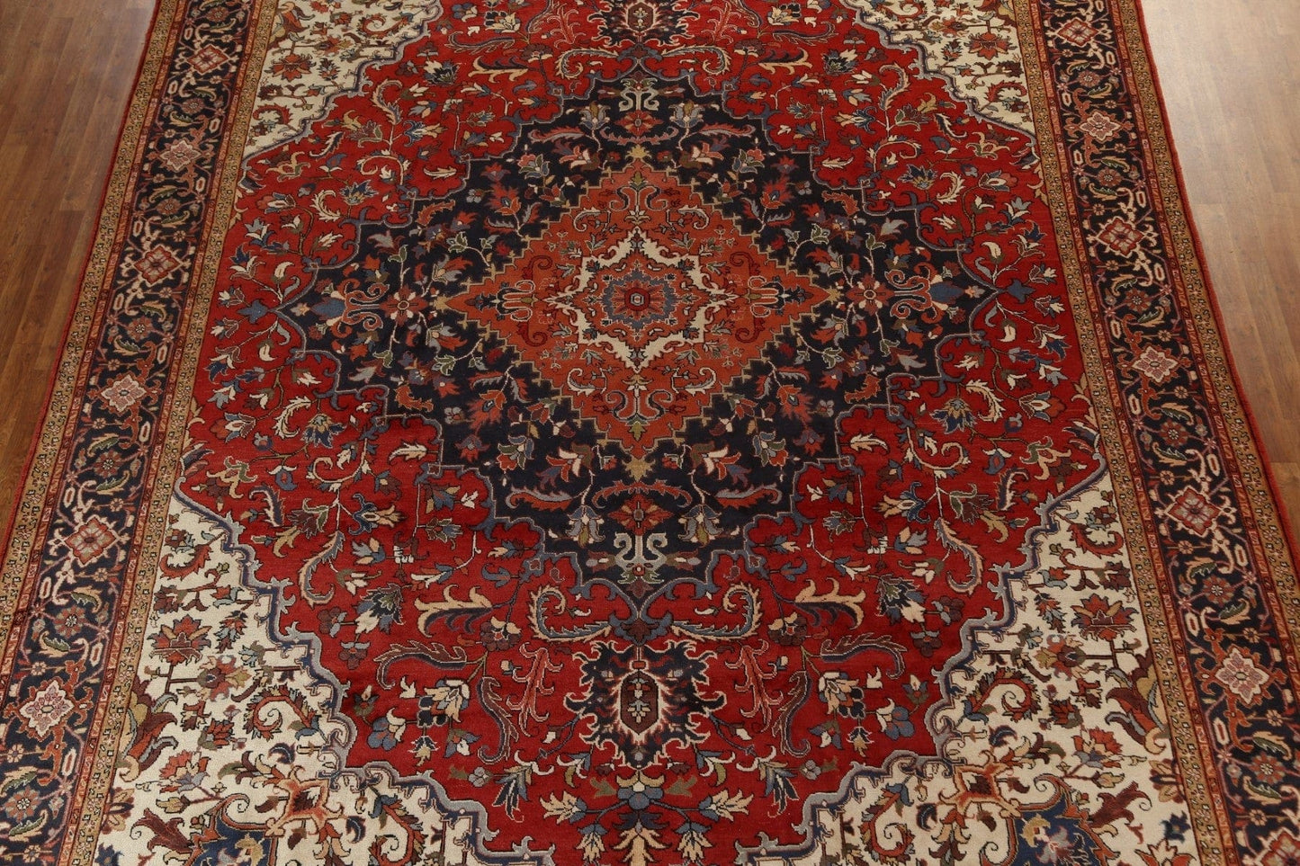 Vegetable Dye Heriz Palace Size Persian Rug 11x16