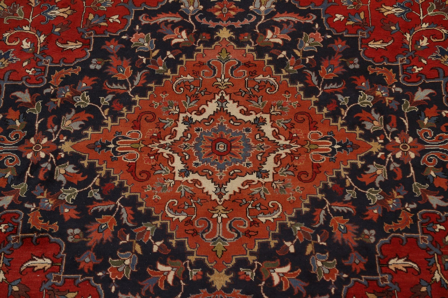 Vegetable Dye Heriz Palace Size Persian Rug 11x16