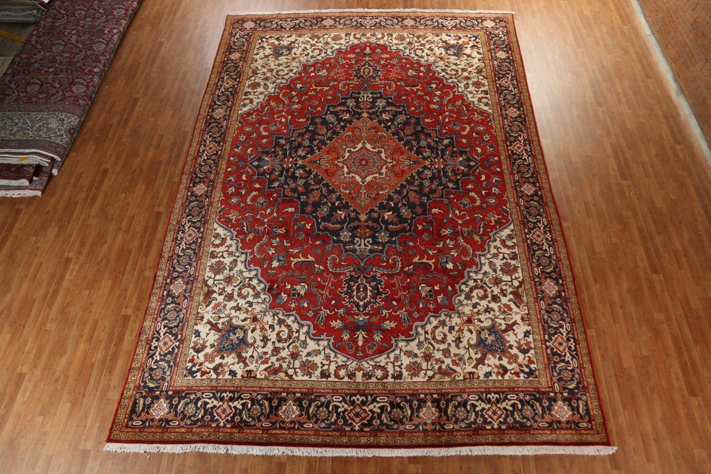 Vegetable Dye Heriz Palace Size Persian Rug 11x16