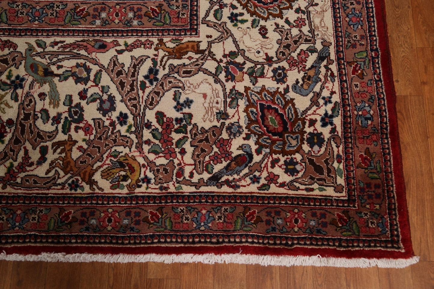 Vegetable Dye Tabriz Palace Size Persian Rug 15x19