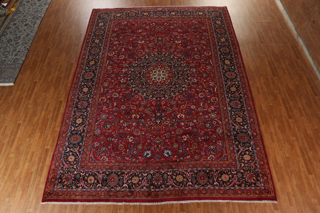 Vegetable Dye Mashad Large Persian Rug 12x16