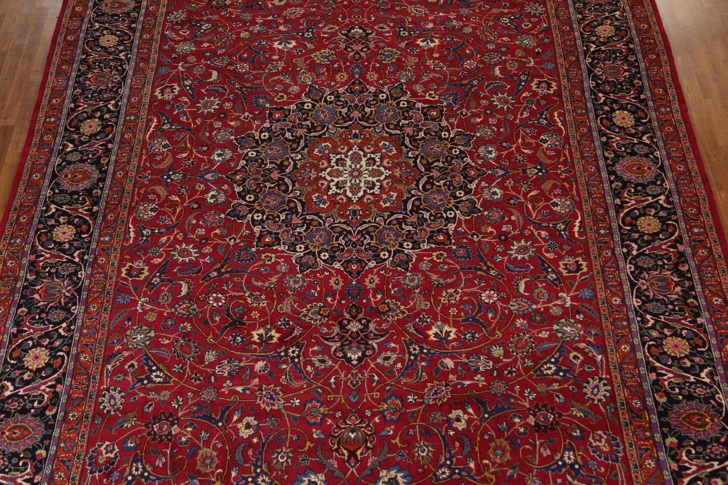 Vegetable Dye Mashad Large Persian Rug 12x16