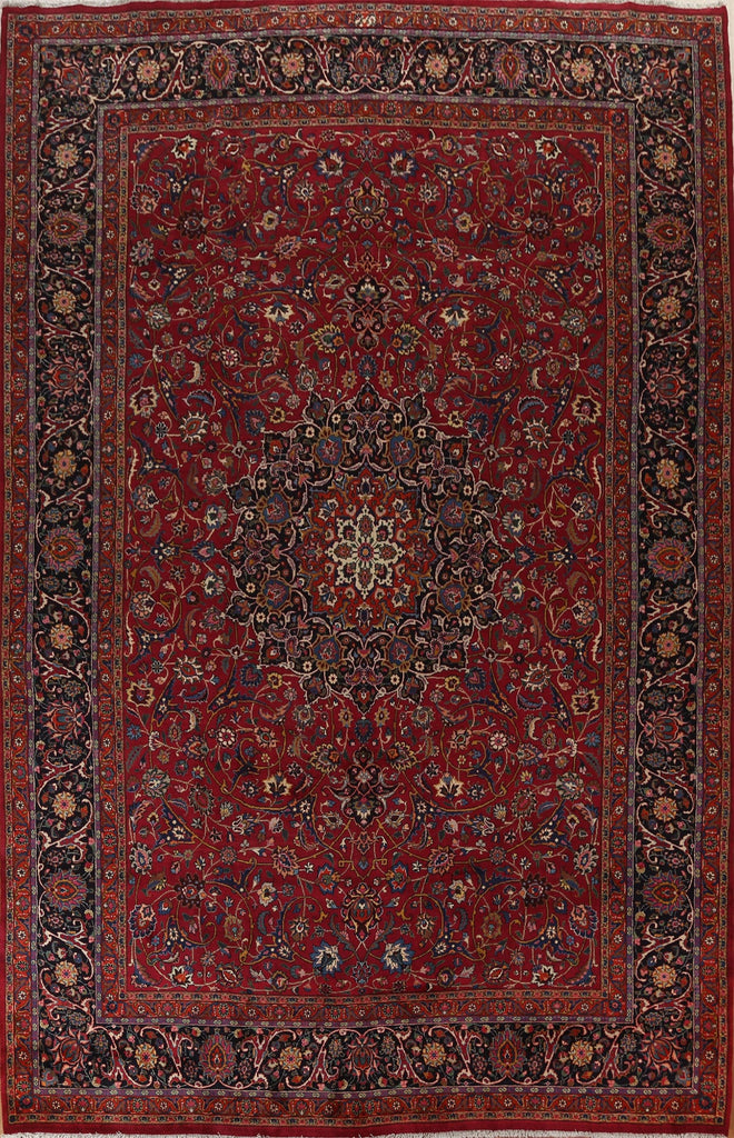 Vegetable Dye Mashad Large Persian Rug 12x16