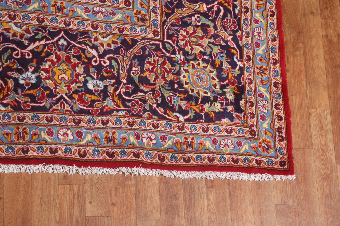 Traditional Large Kashan Persian Rug 11x16