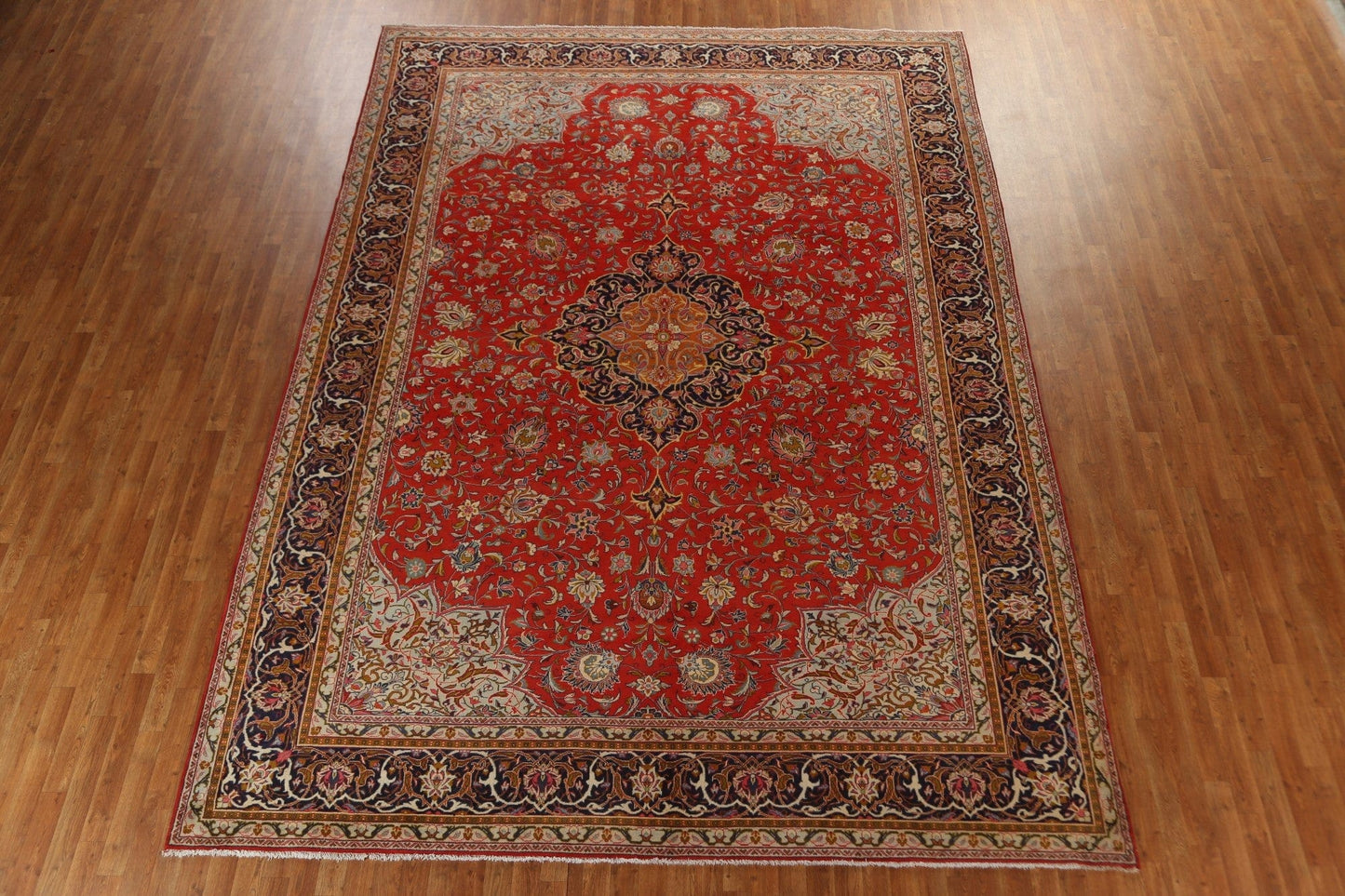 Vegetable Dye Sarouk Persian Area Rug 10x14