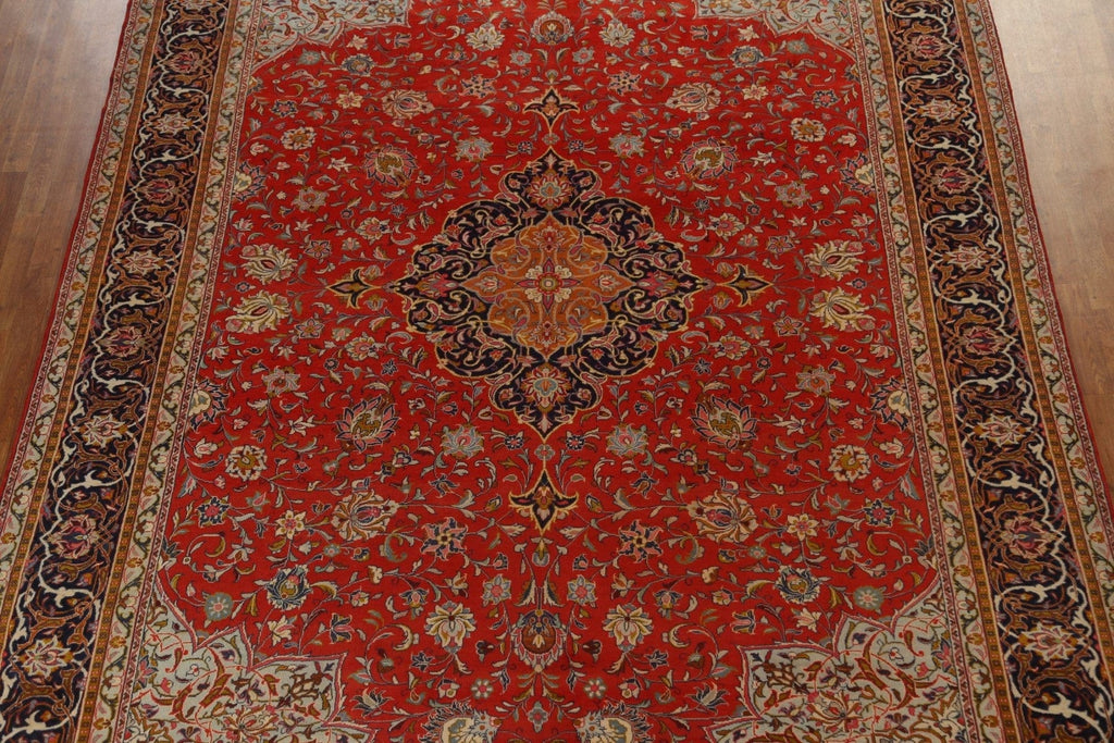 Vegetable Dye Sarouk Persian Area Rug 10x14