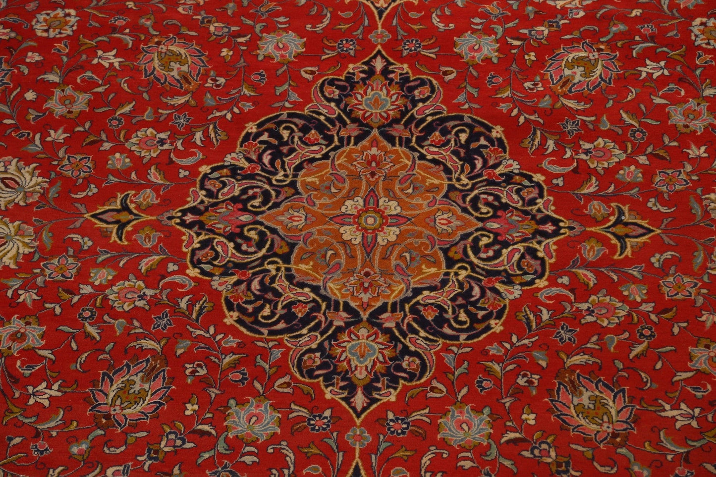 Vegetable Dye Sarouk Persian Area Rug 10x14