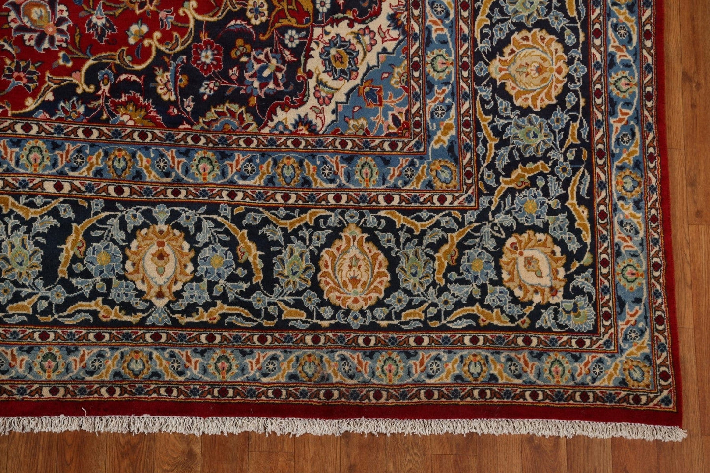 Vegetable Dye Kashan Persian Area Rug 9x14