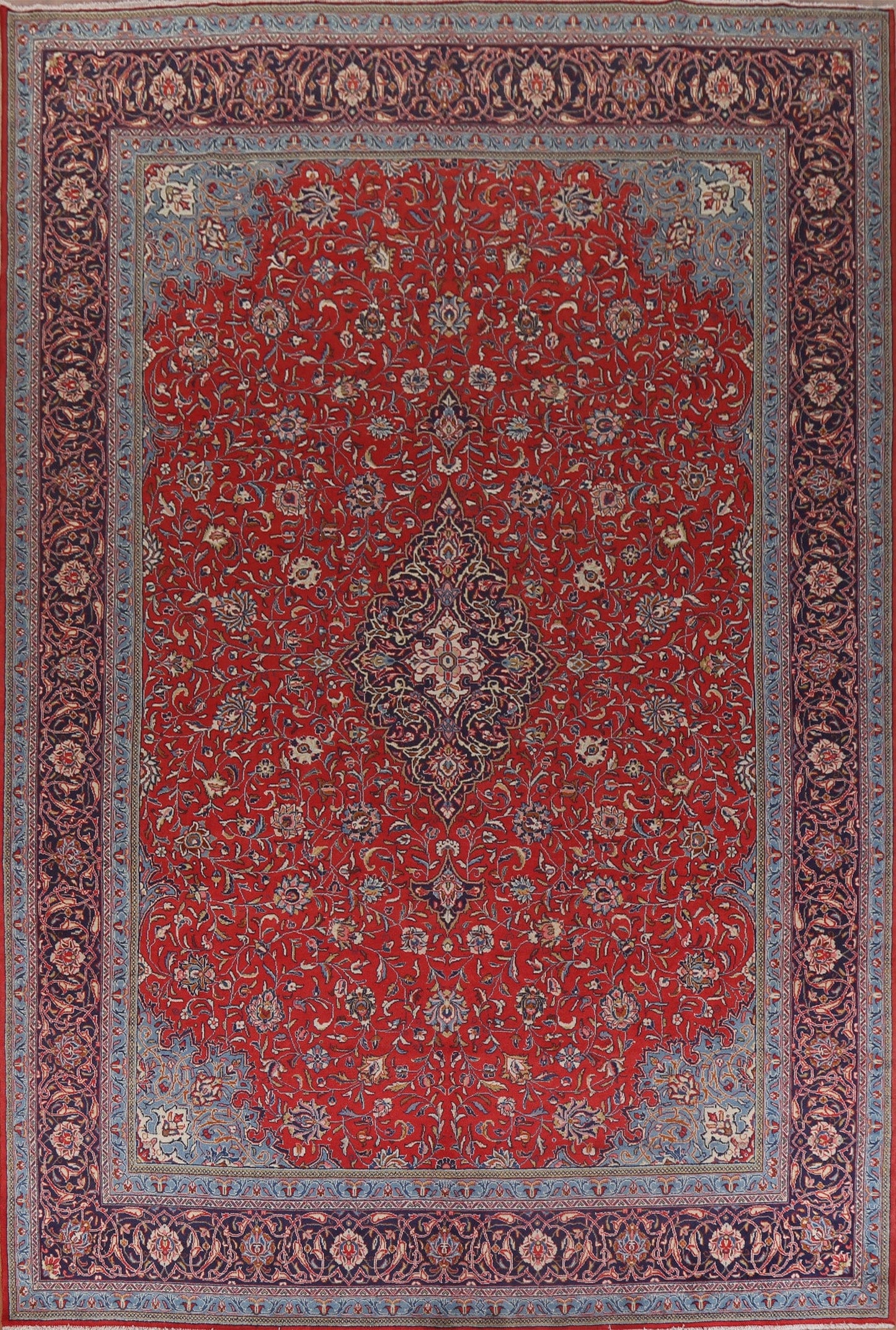 Vegetable Dye Sarouk Persian Area Rug 10x13