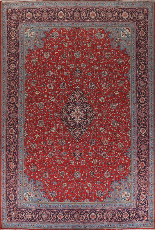 Vegetable Dye Sarouk Persian Area Rug 10x13