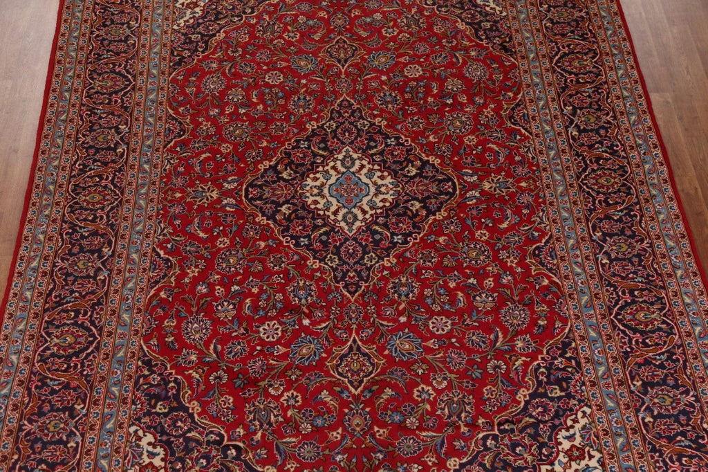 Traditional Red Kashan Persian Area Rug 8x12