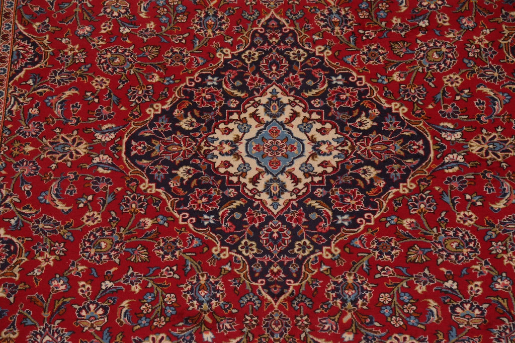 Traditional Red Kashan Persian Area Rug 8x12