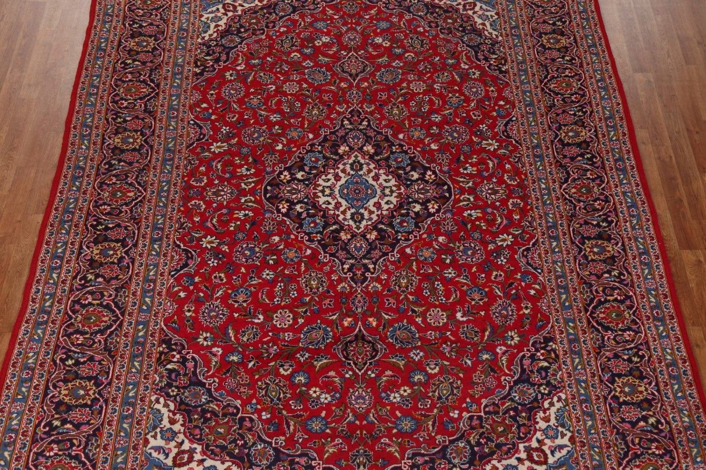 Traditional Red Kashan Persian Area Rug 8x11