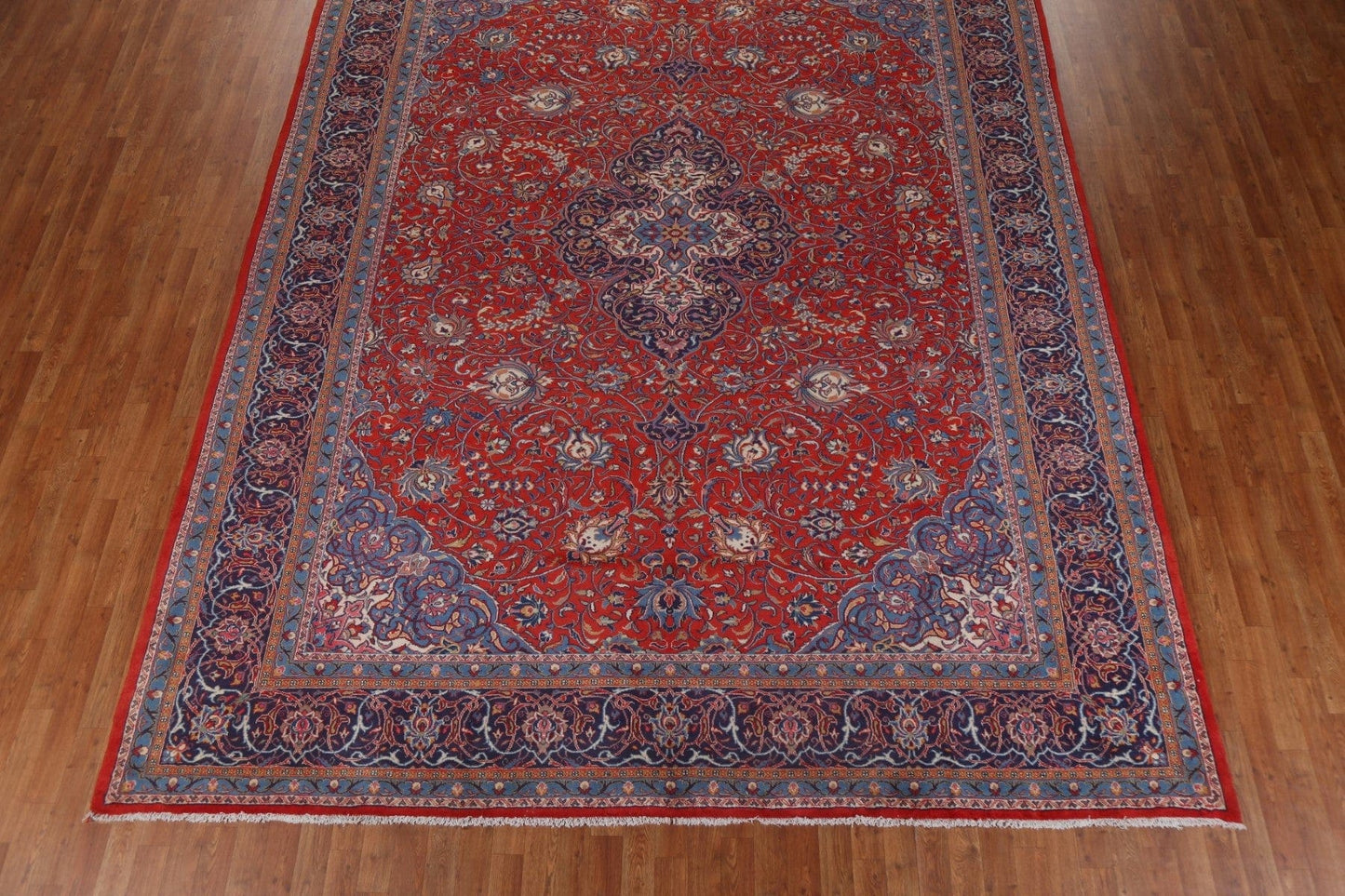 Vintage Red Sarouk Persian Area Rug 10x13