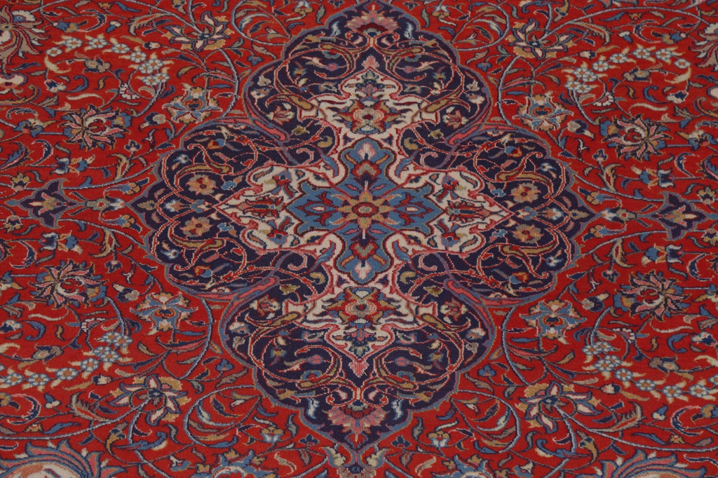 Vintage Red Sarouk Persian Area Rug 10x13