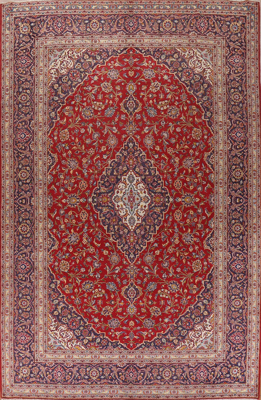 Traditional Kashan Persian Area Rug 10x13