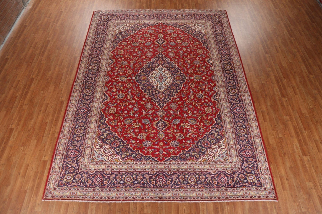 Traditional Kashan Persian Area Rug 10x13