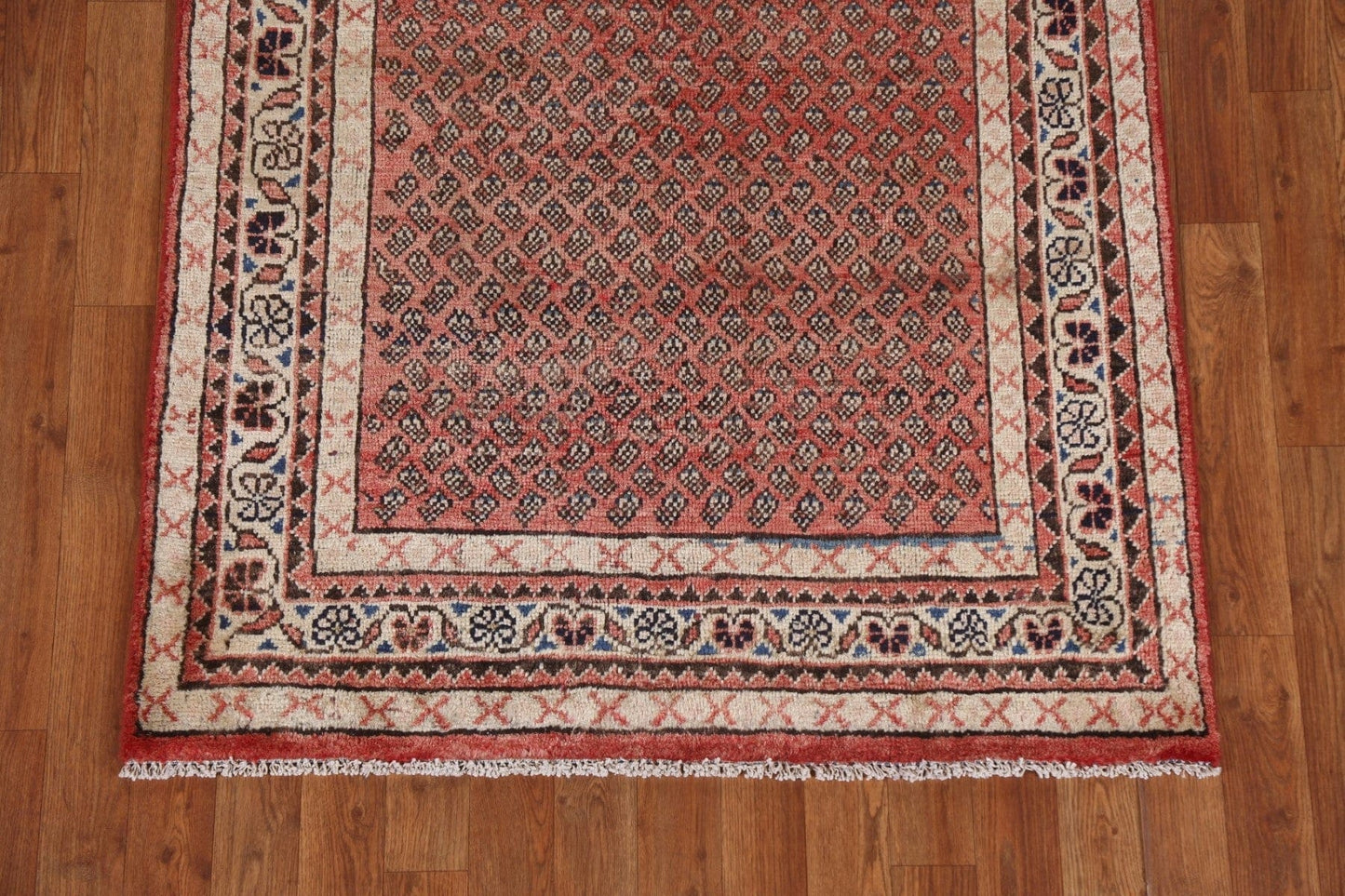 Boteh Botemir Persian Runner Rug 3x9