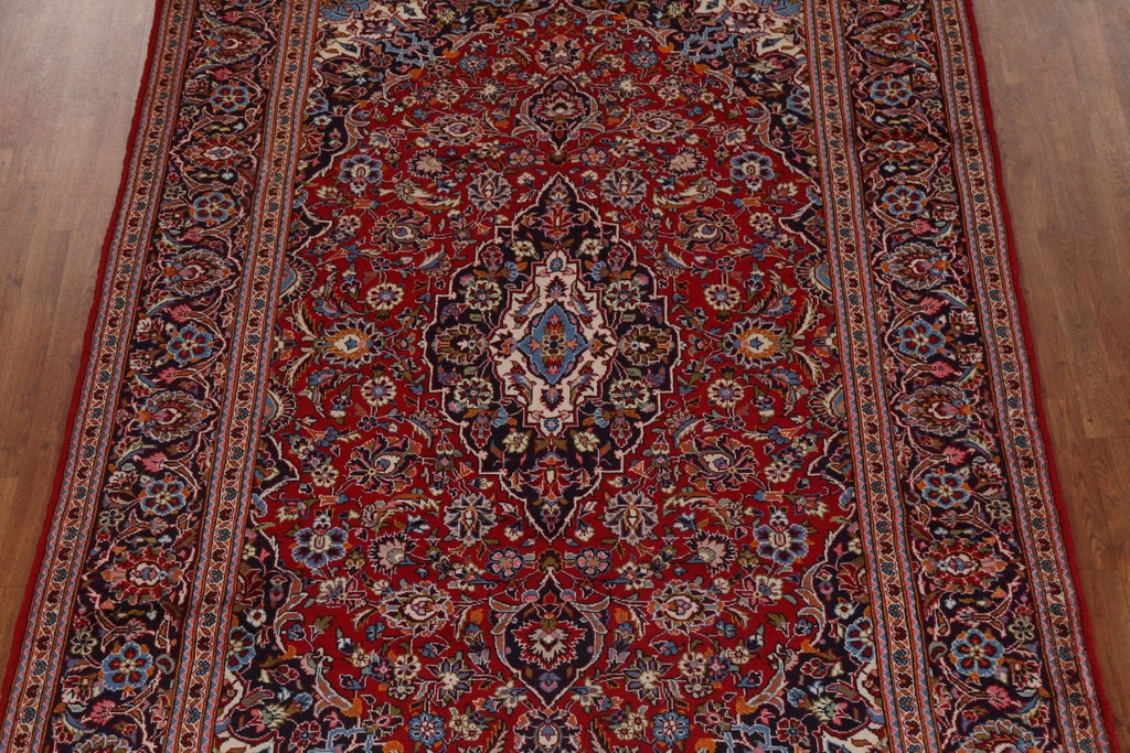 Traditional Wool Kashan Persian Area Rug 7x10