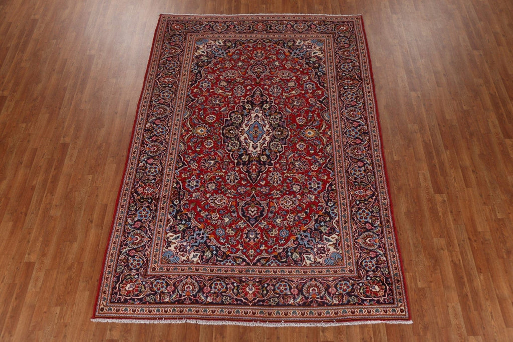 Traditional Wool Kashan Persian Area Rug 7x10