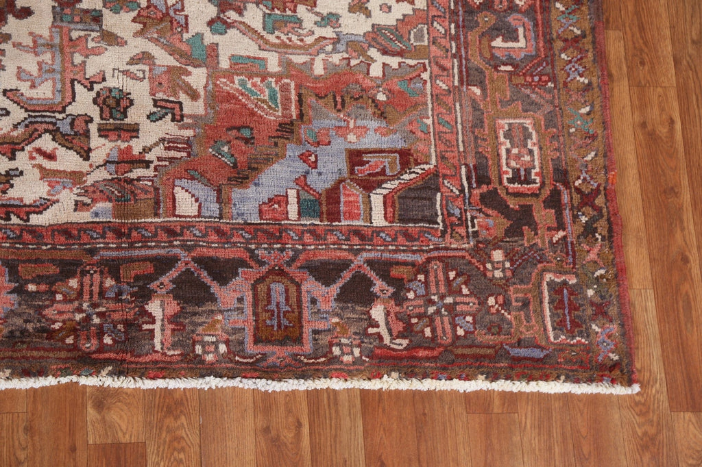 Vegetable Dye Wool Heriz Persian Area Rug 8x10