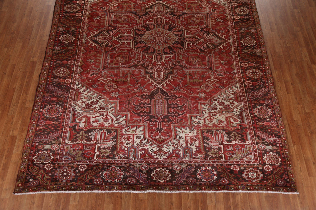 Vegetable Dye Wool Heriz Persian Area Rug 10x13