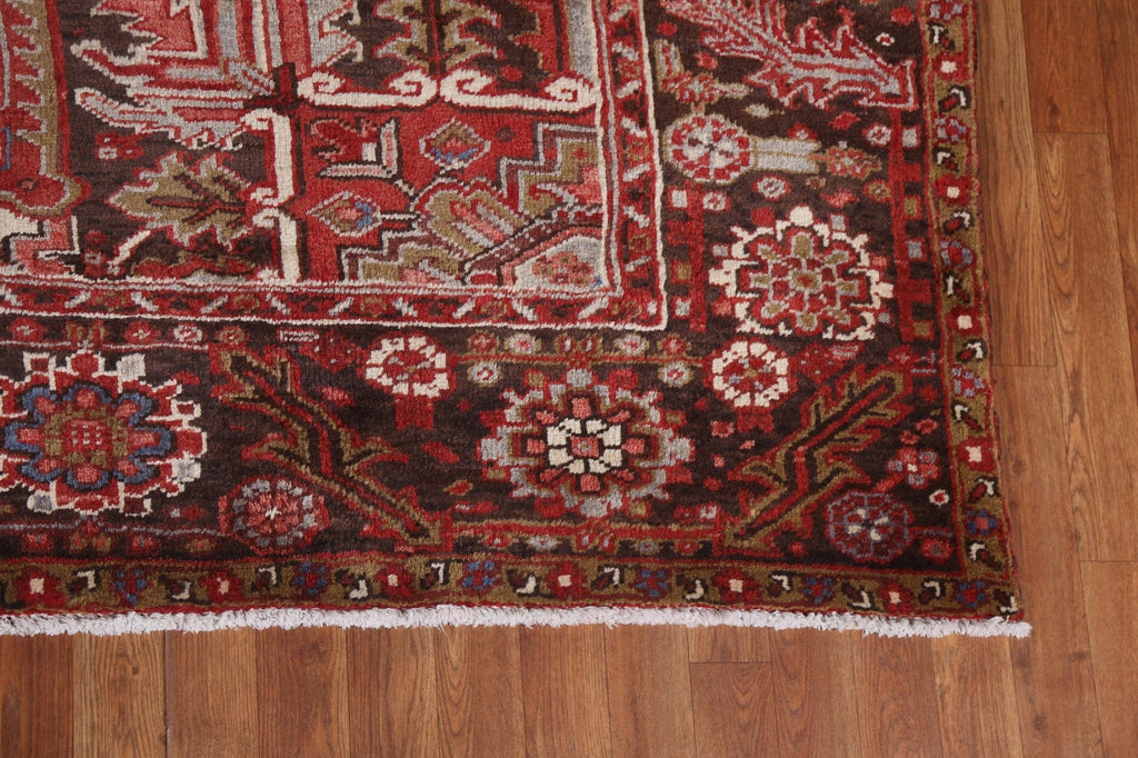 Vegetable Dye Wool Heriz Persian Area Rug 10x13