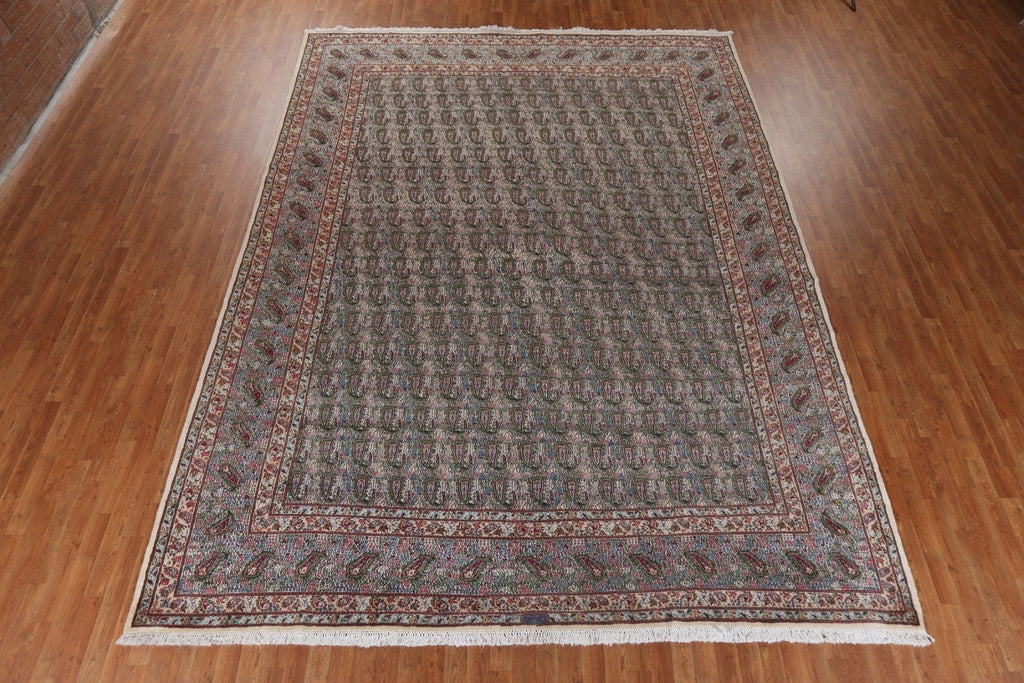 Paisley Wool Kerman Persian Area Rug 10x14