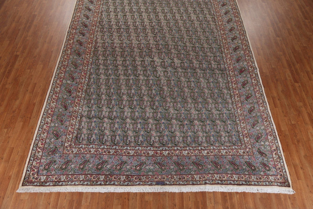 Paisley Wool Kerman Persian Area Rug 10x14