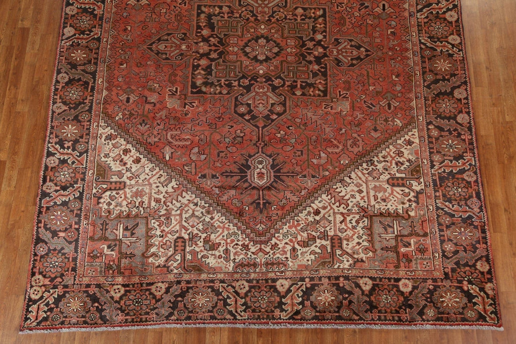 Handmade Wool Heriz Persian Area Rug 9x12