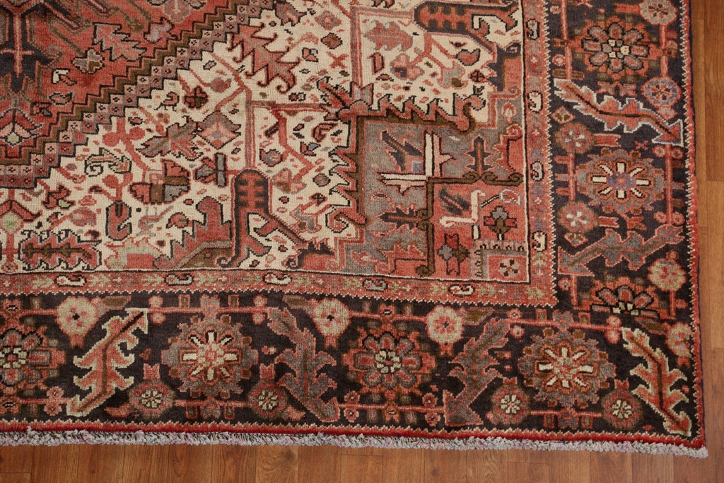 Handmade Wool Heriz Persian Area Rug 9x12