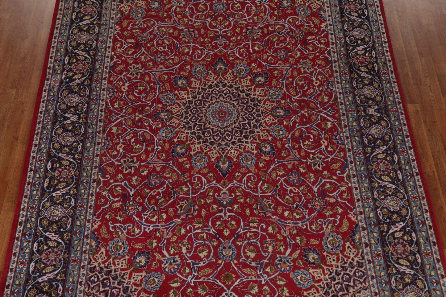 Floral Red Kashmar Persian Area Rug 8x11