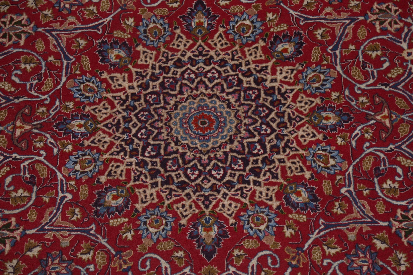 Floral Red Kashmar Persian Area Rug 8x11