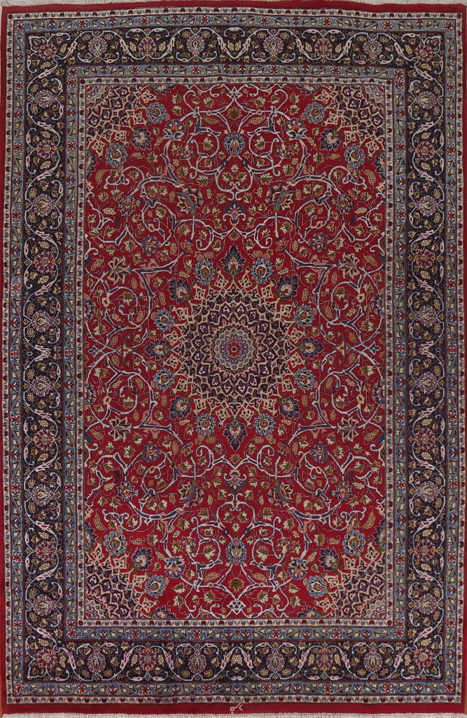 Floral Red Kashmar Persian Area Rug 8x11