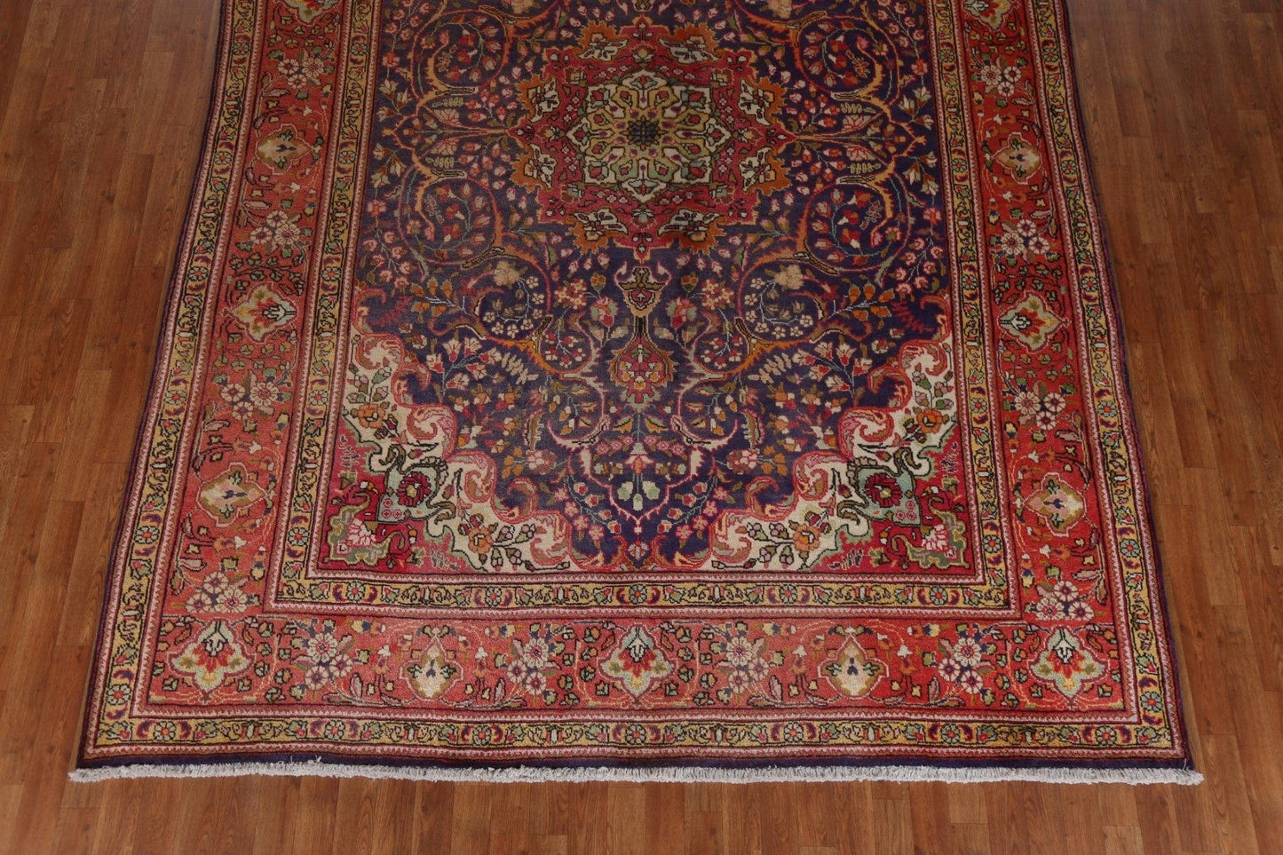 Vintage Wool Tabriz Persian Area Rug 8x12