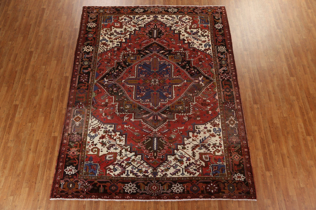 Vegetable Dye Heriz Persian Area Rug 8x11