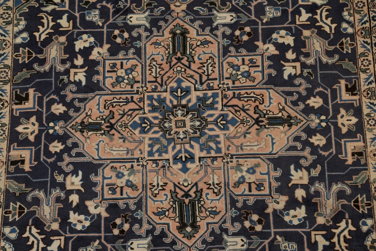 Vegetable Dye Heriz Persian Area Rug 7x11