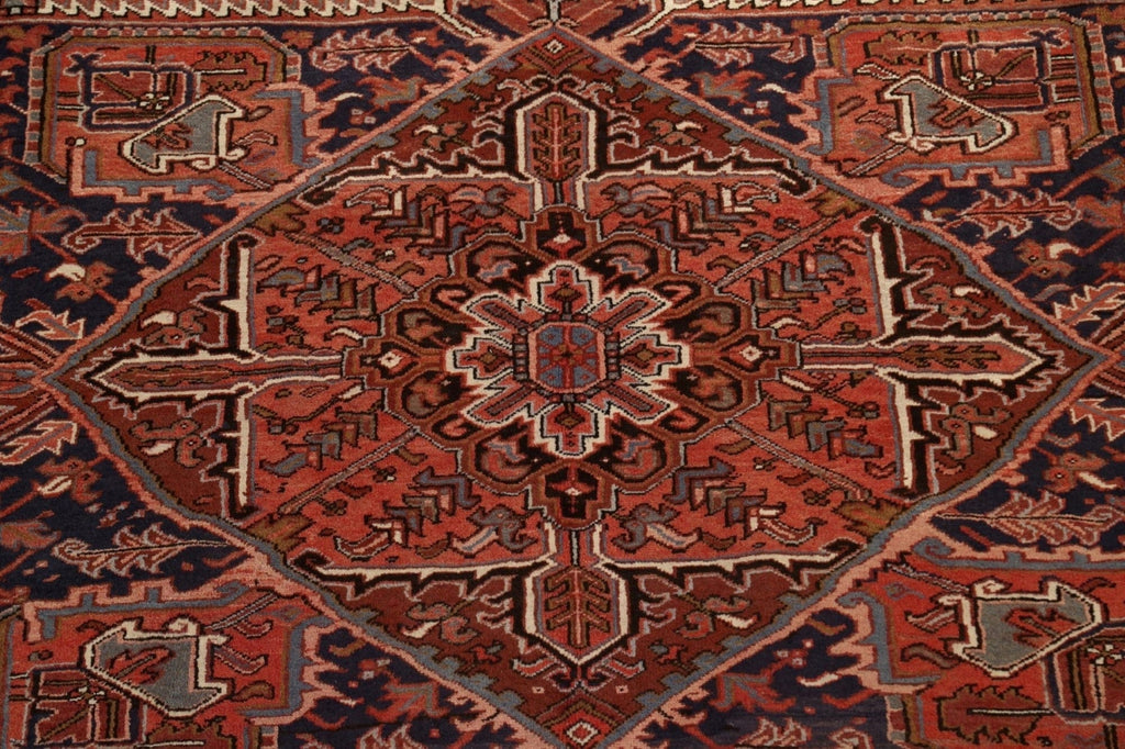 Vegetable Dye Heriz Persian Area Rug 10x13