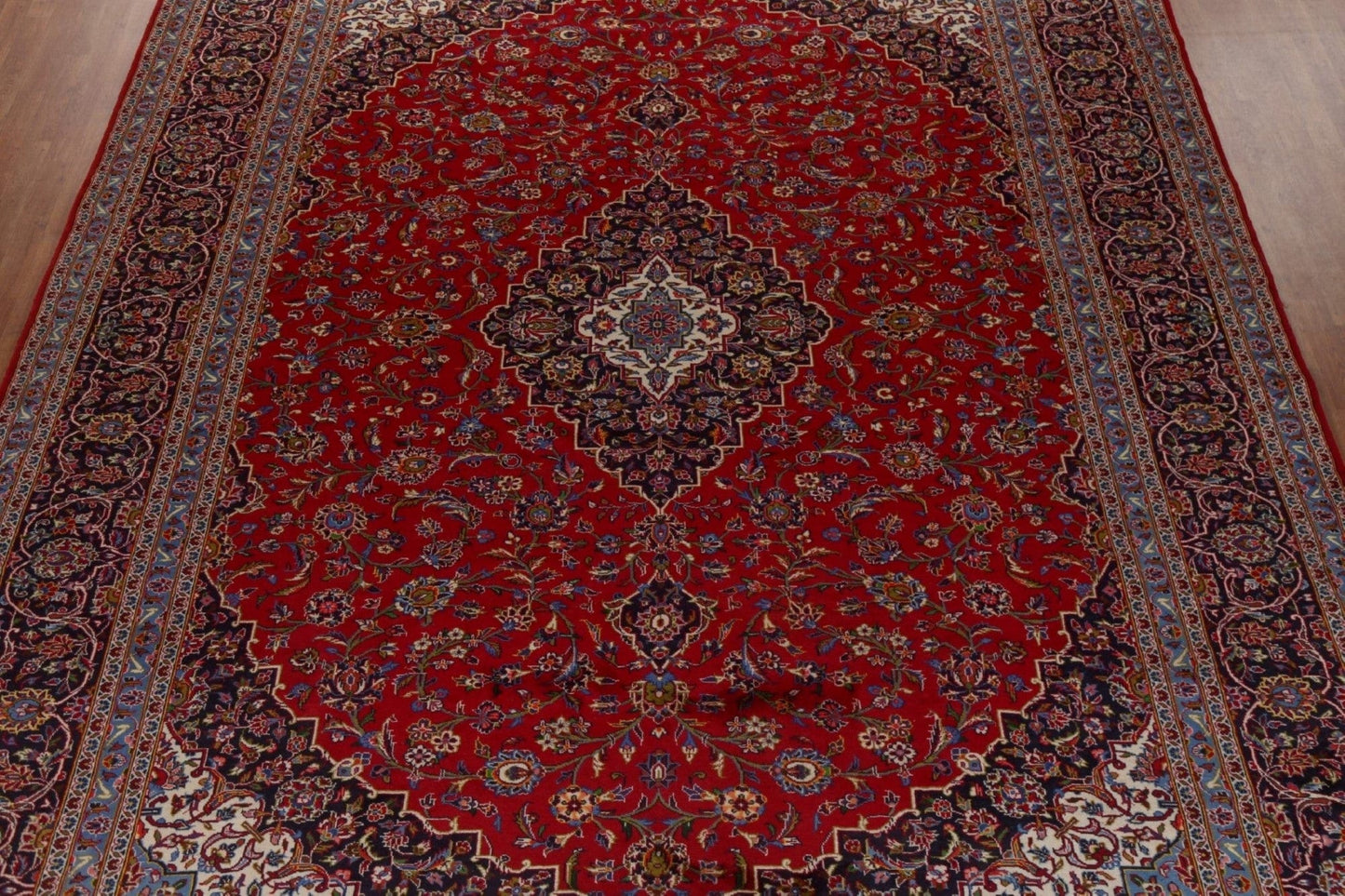 Traditional Kashan Large Persian Rug 11x15