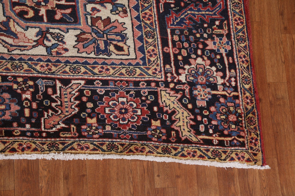 Vegetable Dye Wool Heriz Persian Area Rug 10x13