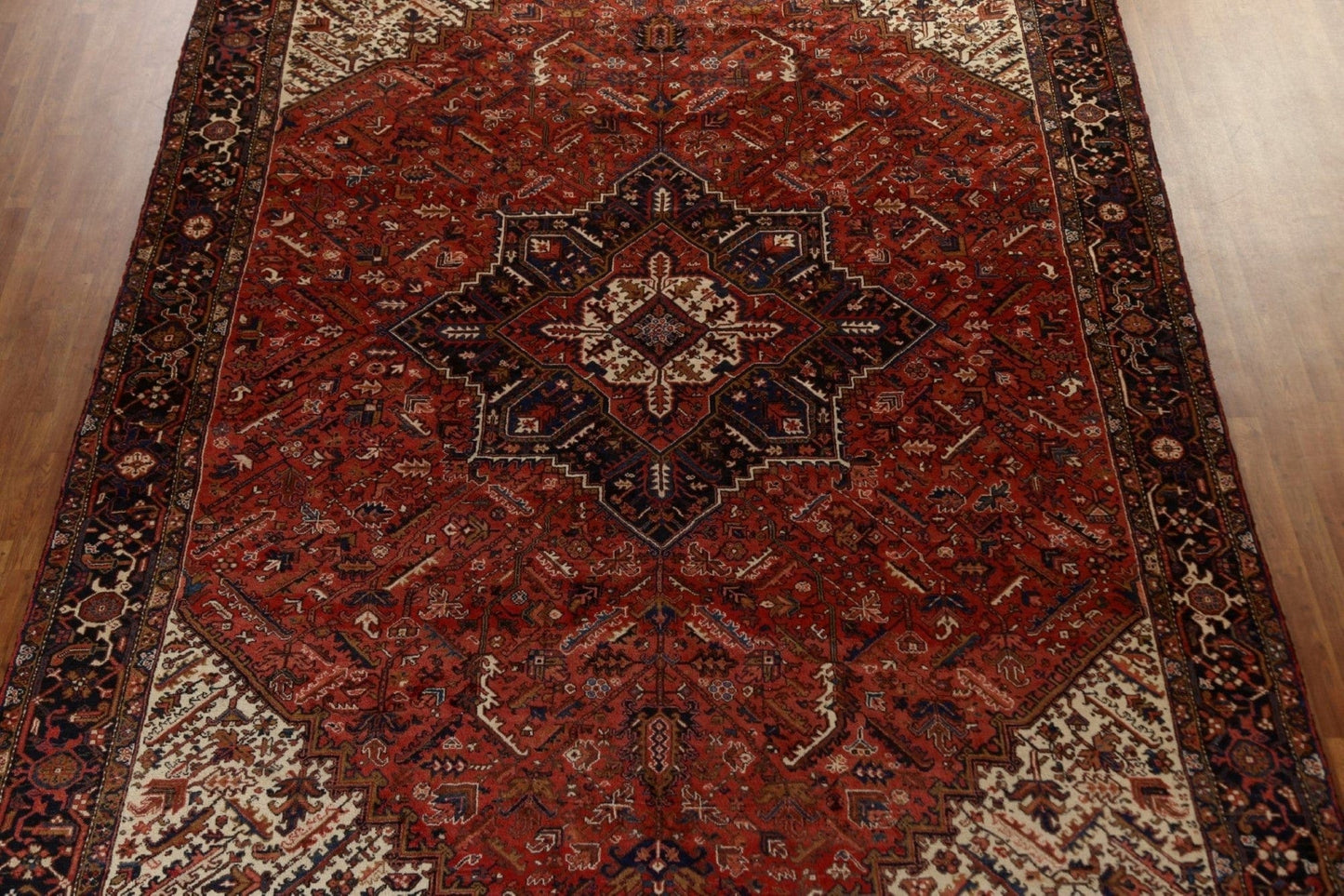 Vegetable Dye Palace Size Heriz Persian Rug 10x18