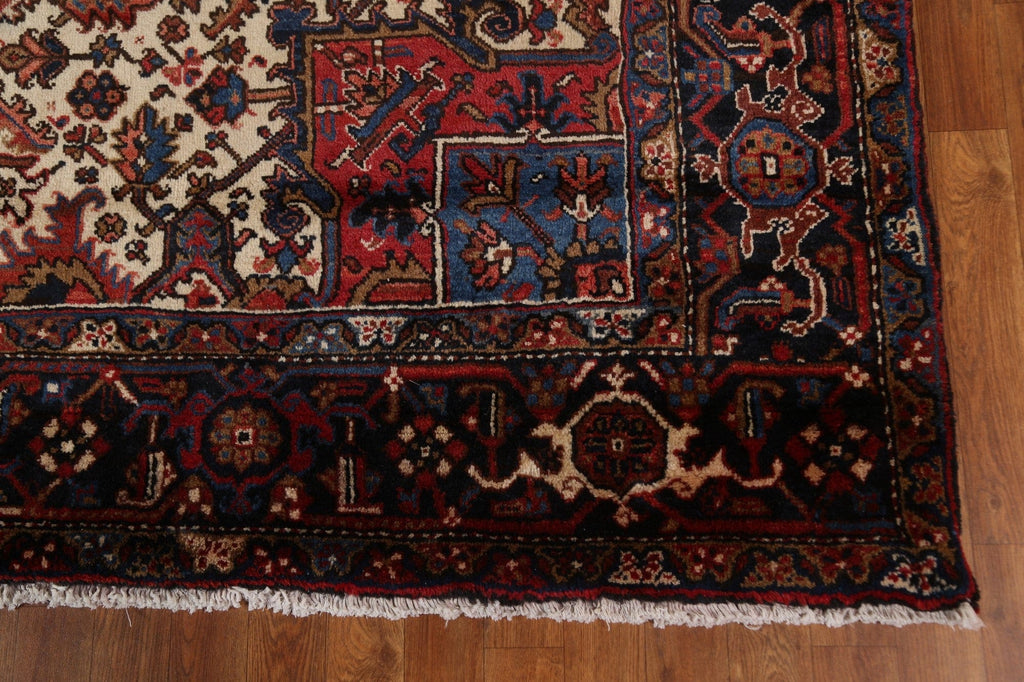 Vegetable Dye Palace Size Heriz Persian Rug 10x18