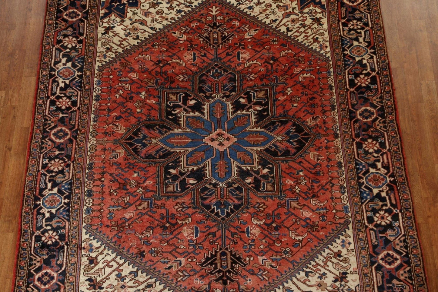 Vegetable Dye Heriz Persian Area Rug 7x10