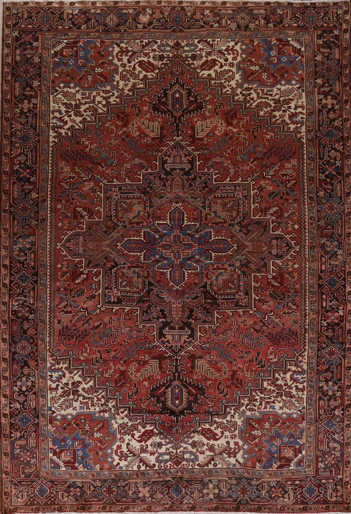 Vegetable Dye Heriz Persian Area Rug 9x11