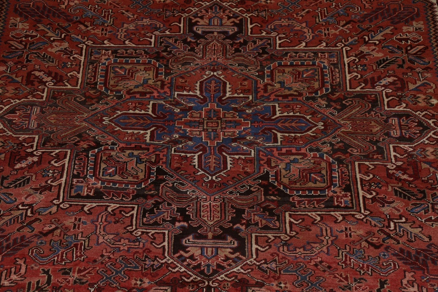 Vegetable Dye Heriz Persian Area Rug 9x11