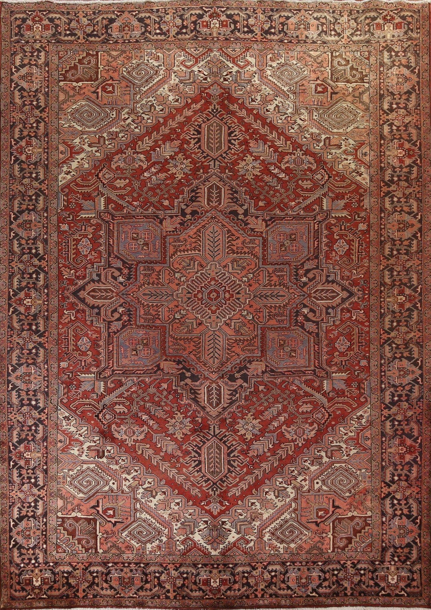 Vegetable Dye Heriz Persian Area Rug 10x13