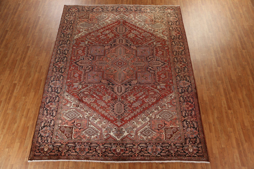 Vegetable Dye Heriz Persian Area Rug 10x13