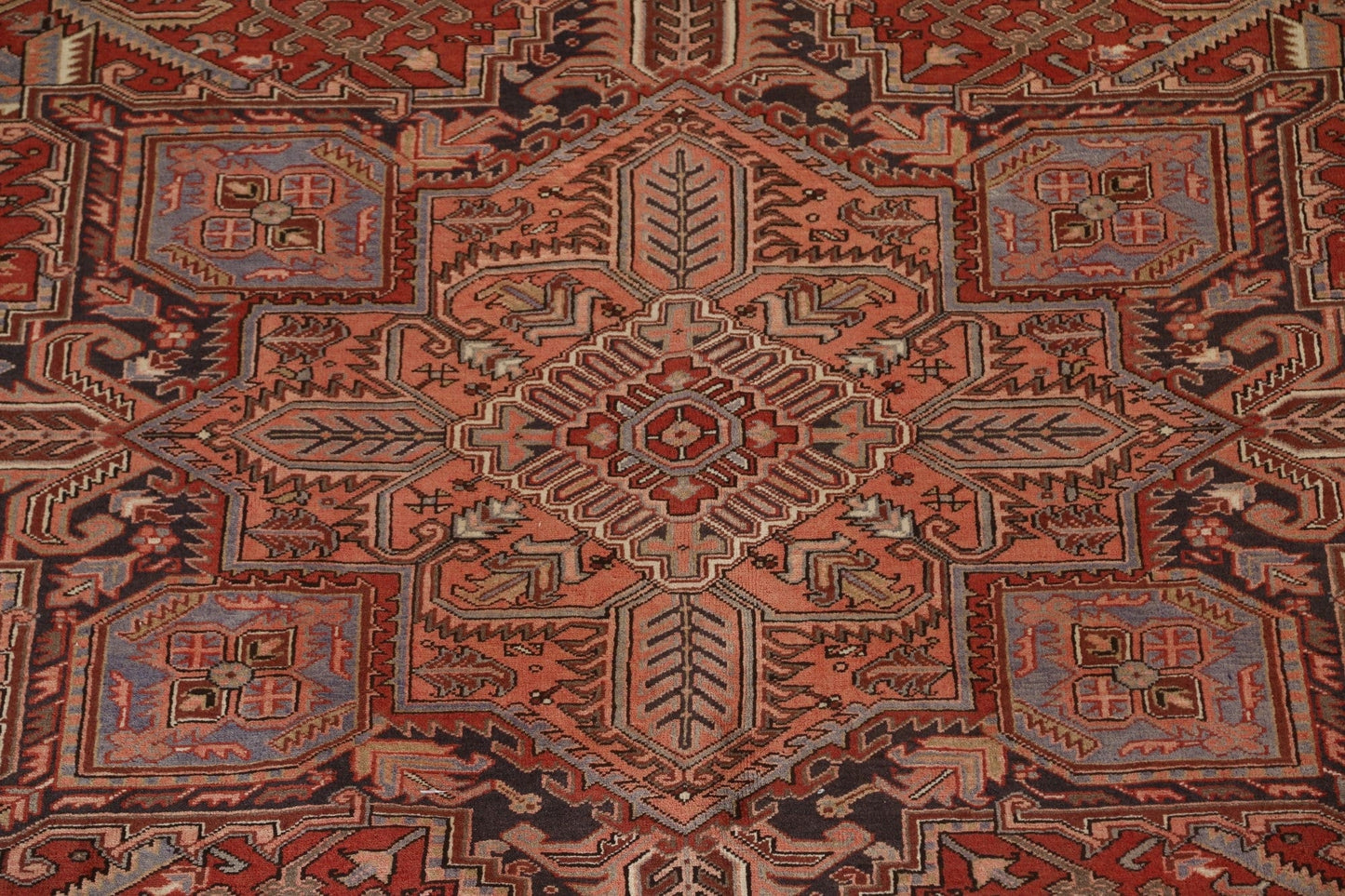 Vegetable Dye Heriz Persian Area Rug 10x13