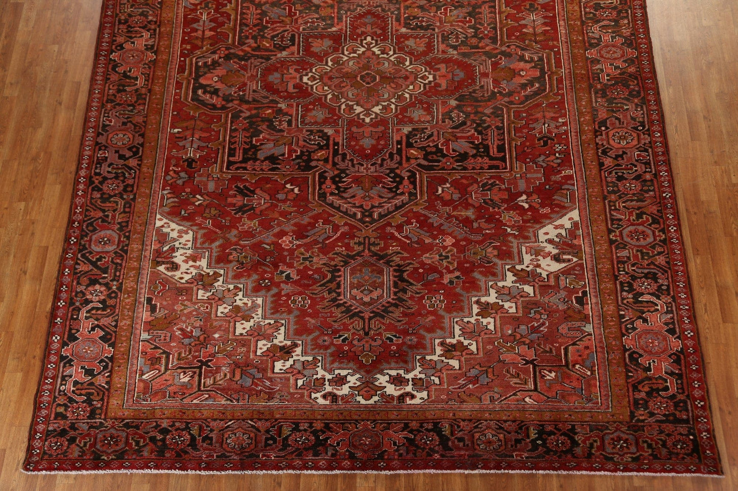 Vegetable Dye Wool Heriz Persian Area Rug 10x13