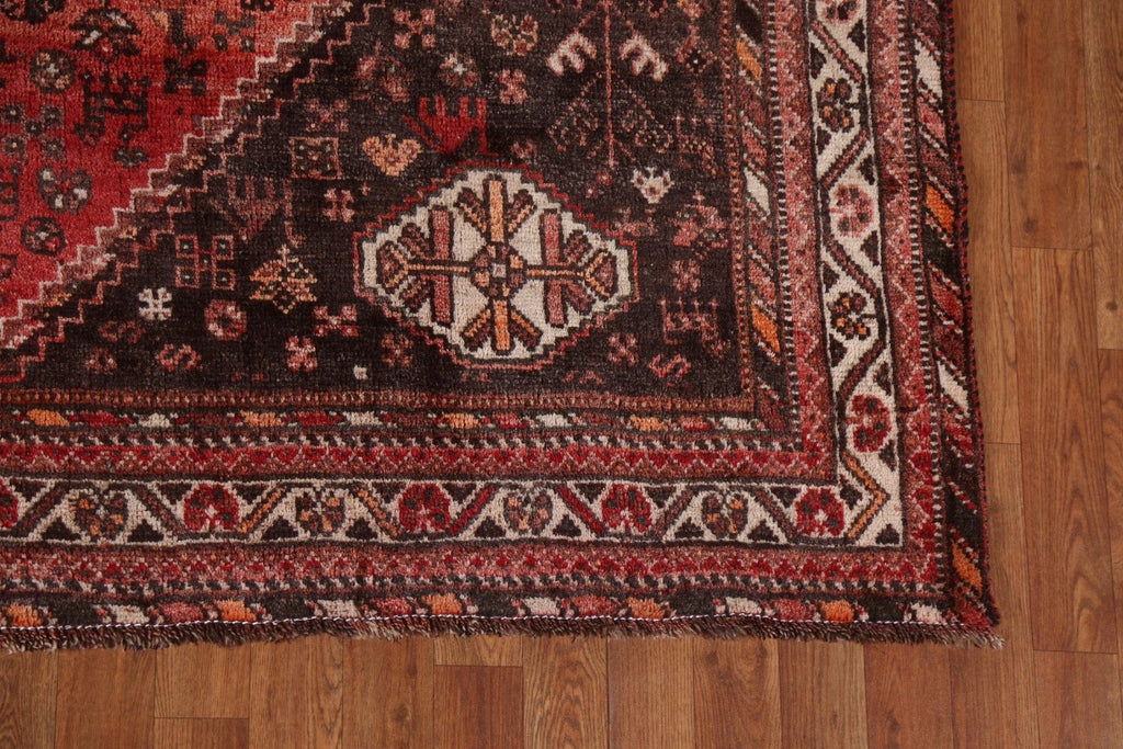 Vegetable Dye Tribal Qashqai Persian Area Rug 7x10